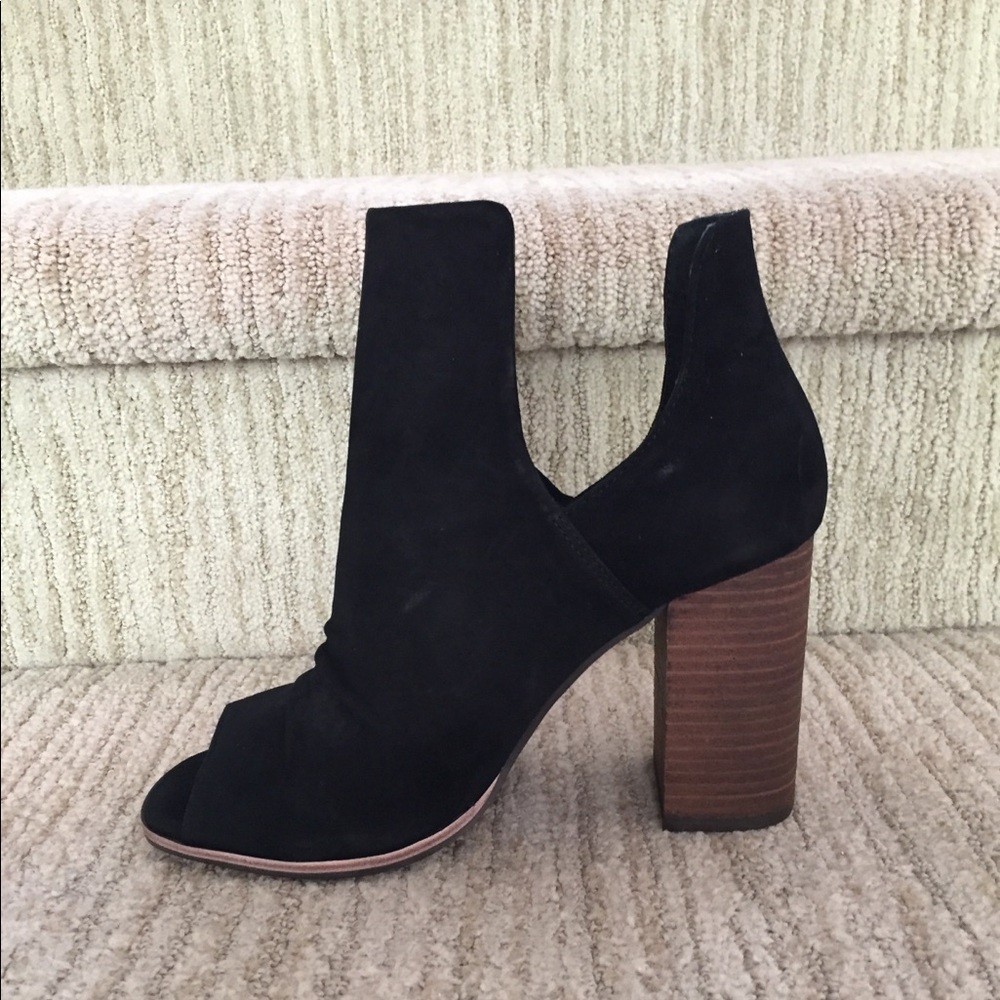 Leena Peep toe booty- Size - 7